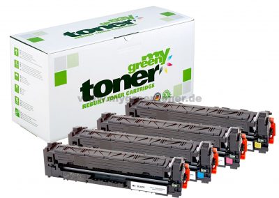 Rebuilt toner cartridges for HP Color LaserJet Pro M254, MFP M280