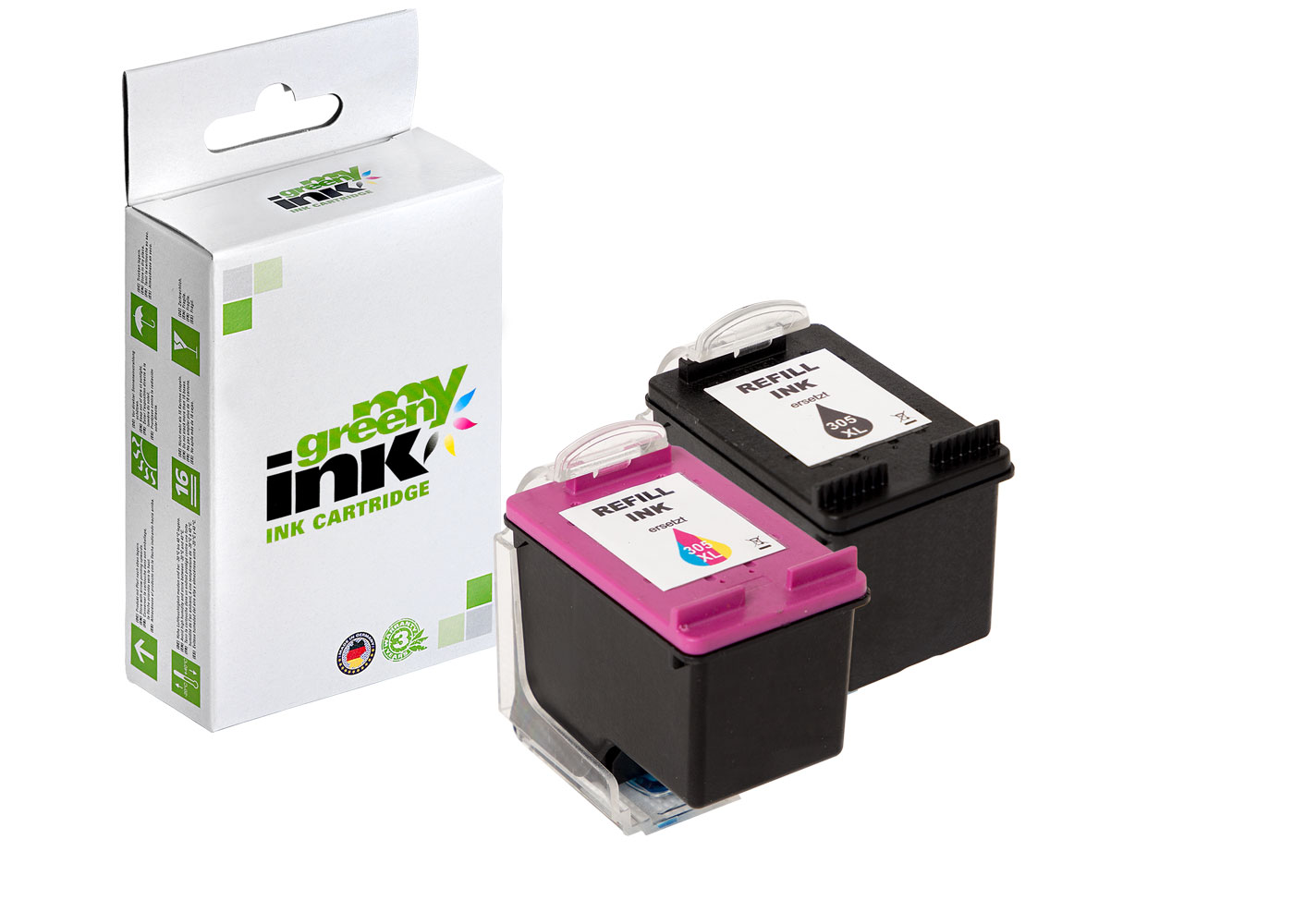 Refill ink cartridge for HP DeskJet 2320, Envy 6010 a. o.