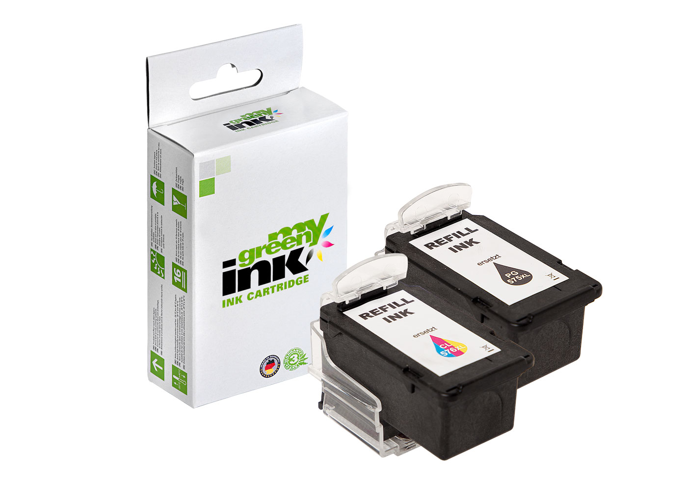 Refill ink cartridge for Canon Pixma TR 4750, TS 3550 a. o.