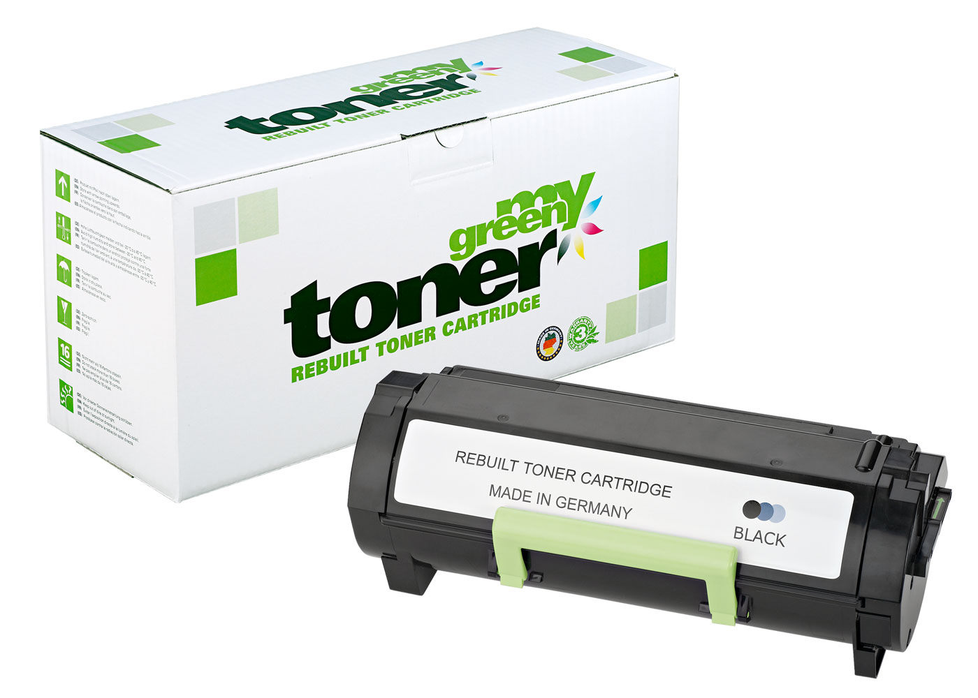 Rebuilt Toner Cartridge for Lexmark MS321/421, MX321/421 a. o.